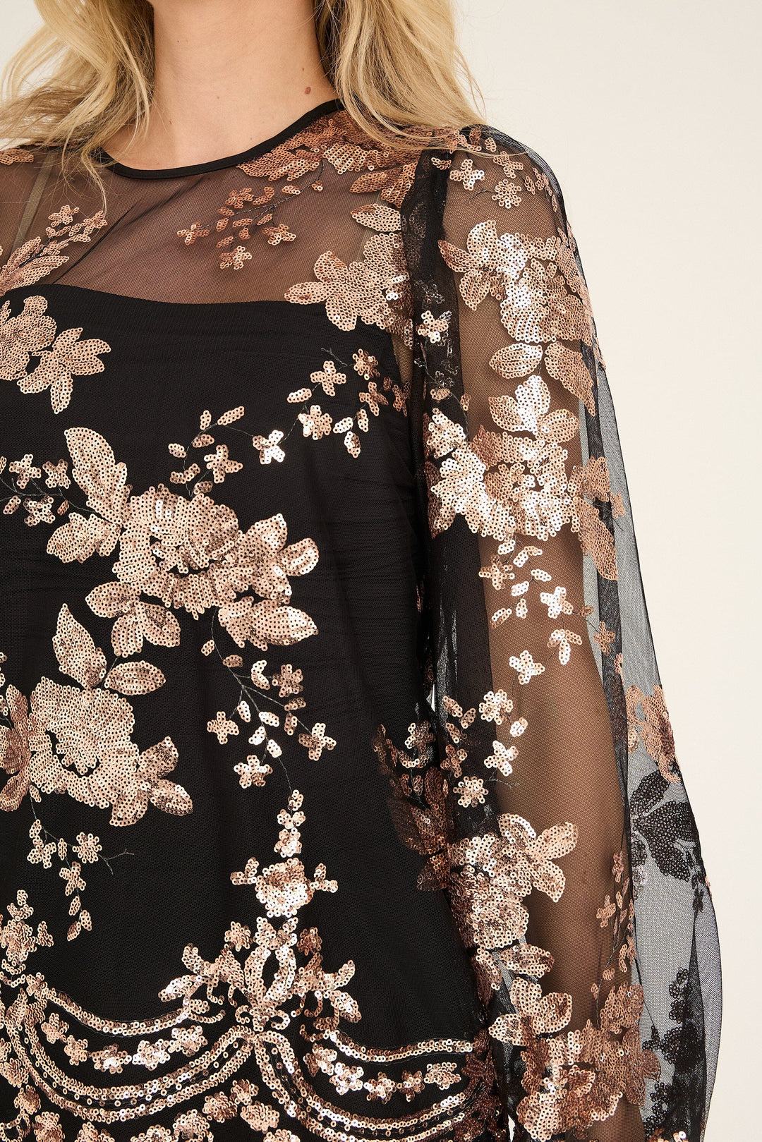 A-View - Estelle Blouse AV6093 - 307 - Rose Gold Bluser 