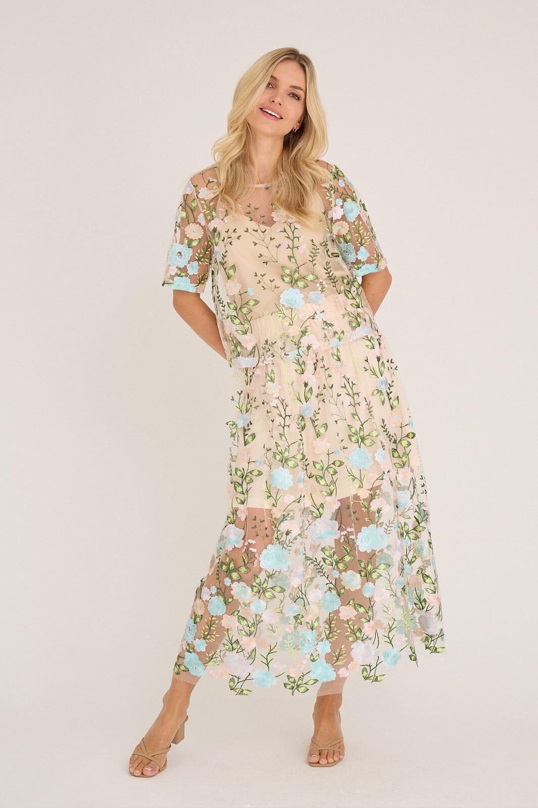 A-View - Fuschia Blouse AV4881 - 260 - Rose/Blue