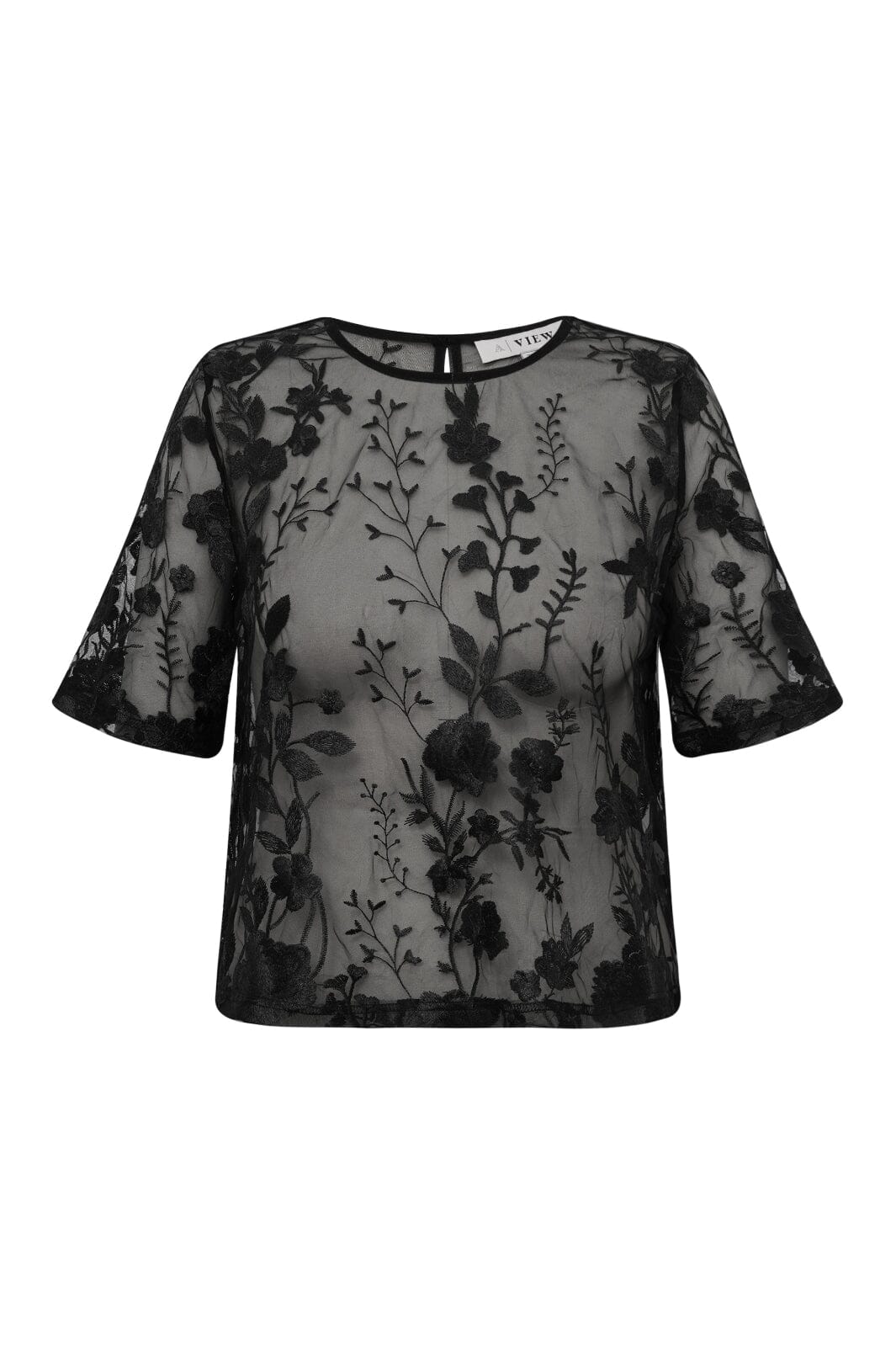 A-View - Fuschia Blouse AV4881 - 999 - Black Bluser 