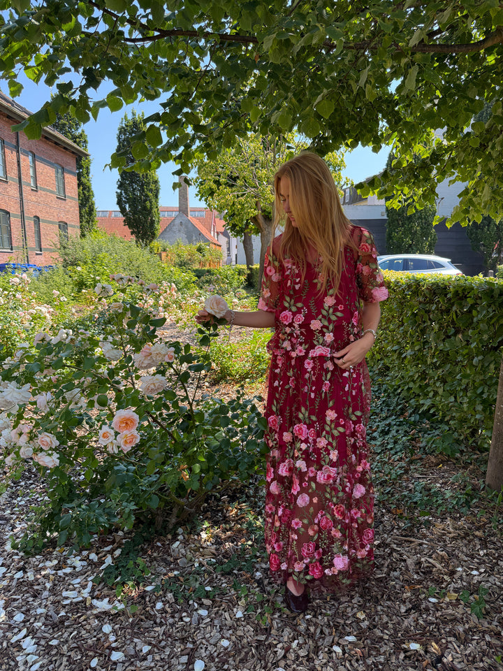 A-View - Fuschia Skirt AV4624 - 373 - Bordeaux/Rose Nederdele 