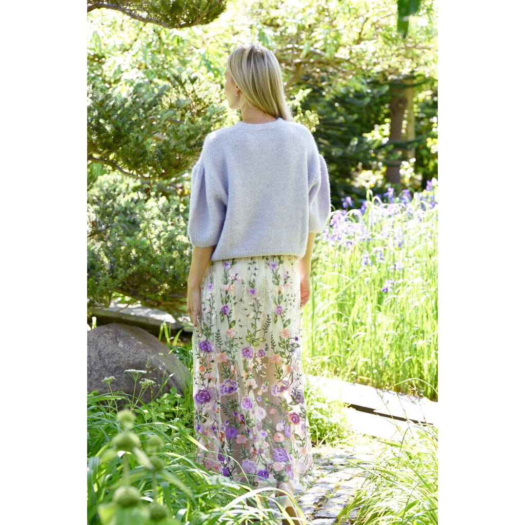 A-View - Inge S/S Knit Pullover AV7076 - 301 - Lilac Strikbluser 