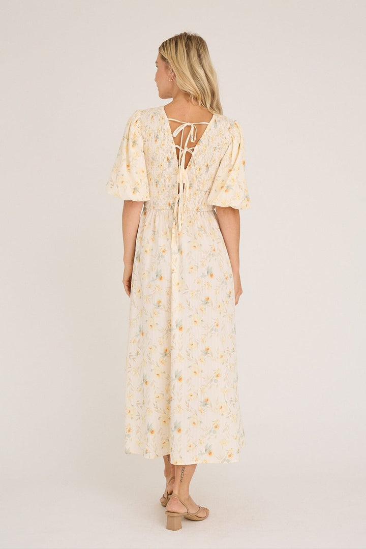 A-View - Tabita Dress AV5010 - 201 - Sand/Yellow