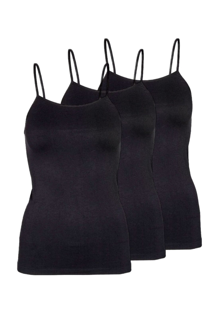 Amazing Basic - Anna Top 3-pak - Sort Toppe 