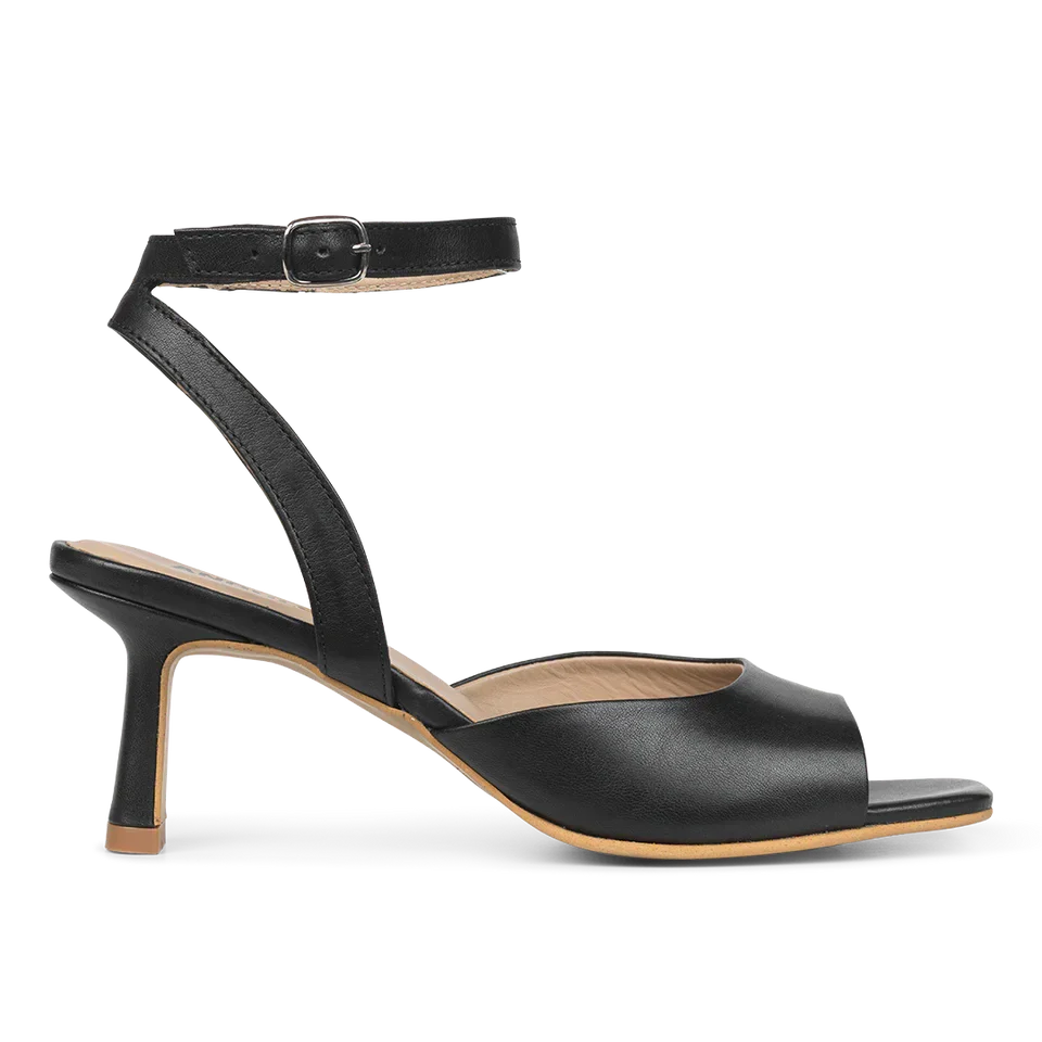 Angulus - Sandal Med Hæl 5706-101 - 1604 Black Stiletter 