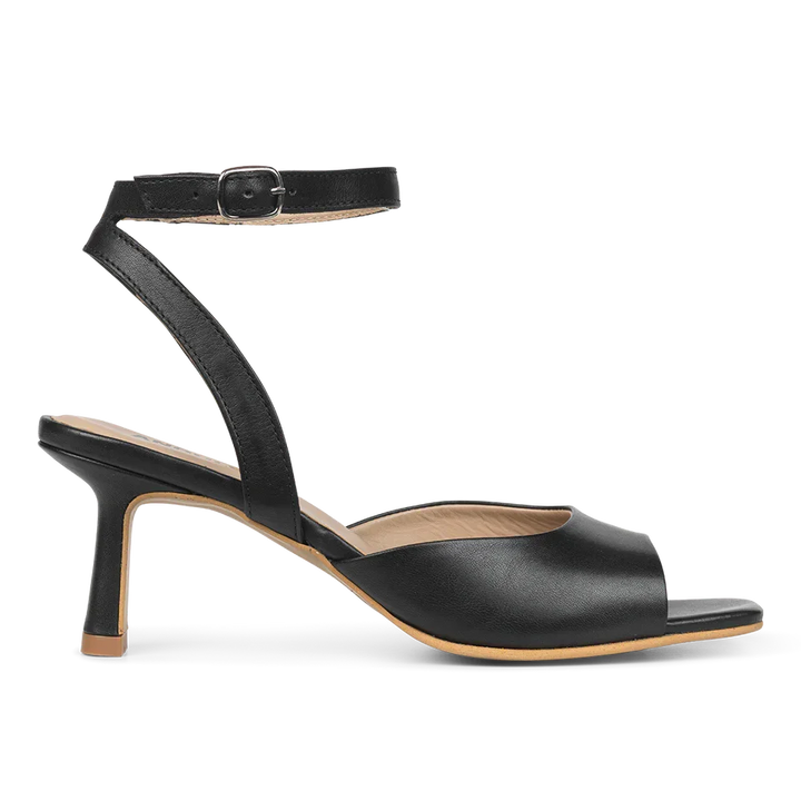 Angulus - Sandal Med Hæl 5706-101 - 1604 Black Stiletter 