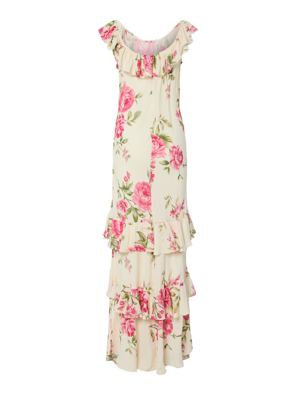 Y.A.S - Yascleo Sl Maxi Dress - 4797388 Ecru Cleo Print