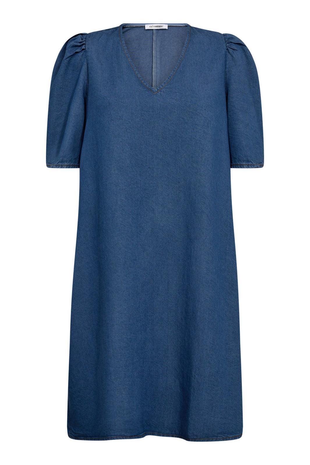 Co´Couture - Denimcc V-Dress 36552 - 552 - Denim Blue
