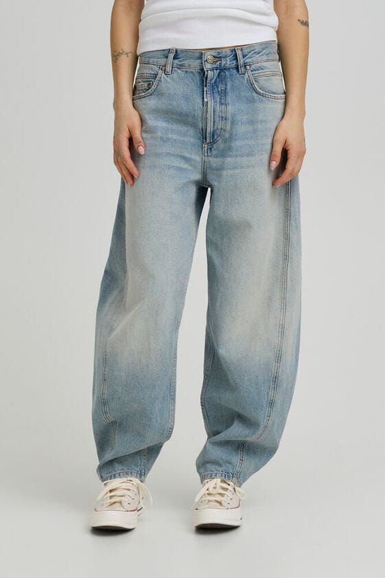 Ball - Bacavi Curved Jeans 50408033 - 900005058 - Vintage Tinted Indiigo Jeans 