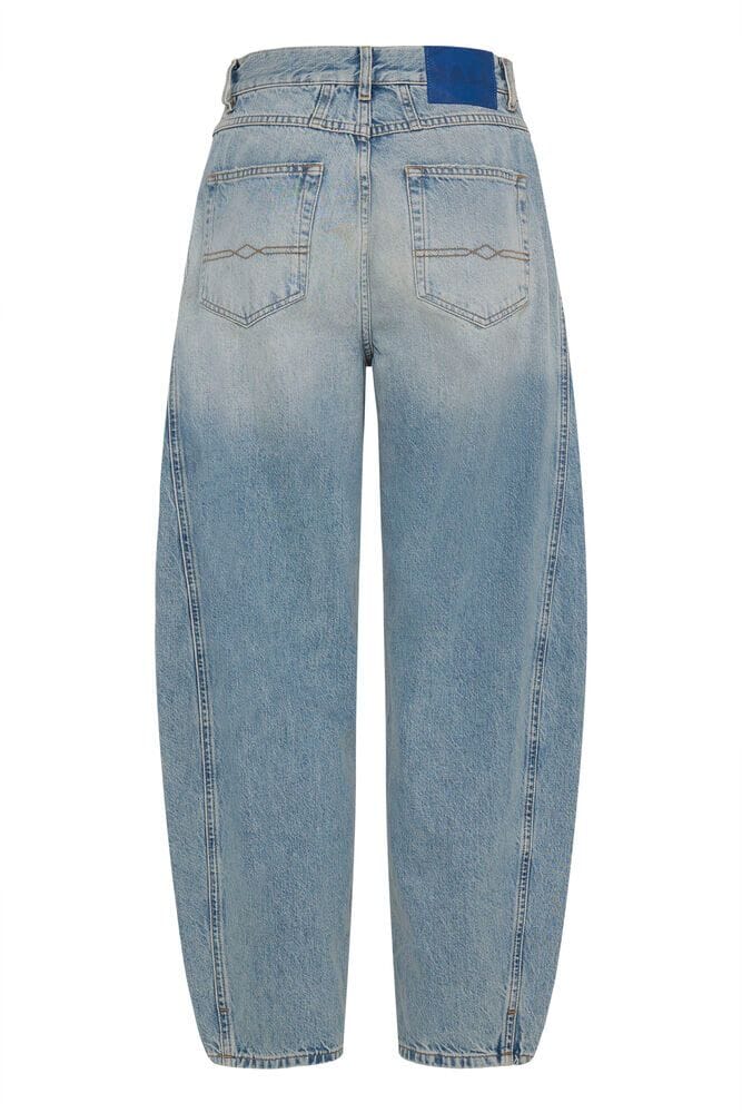 Ball - Bacavi Curved Jeans 50408033 - 900005058 - Vintage Tinted Indiigo Jeans 