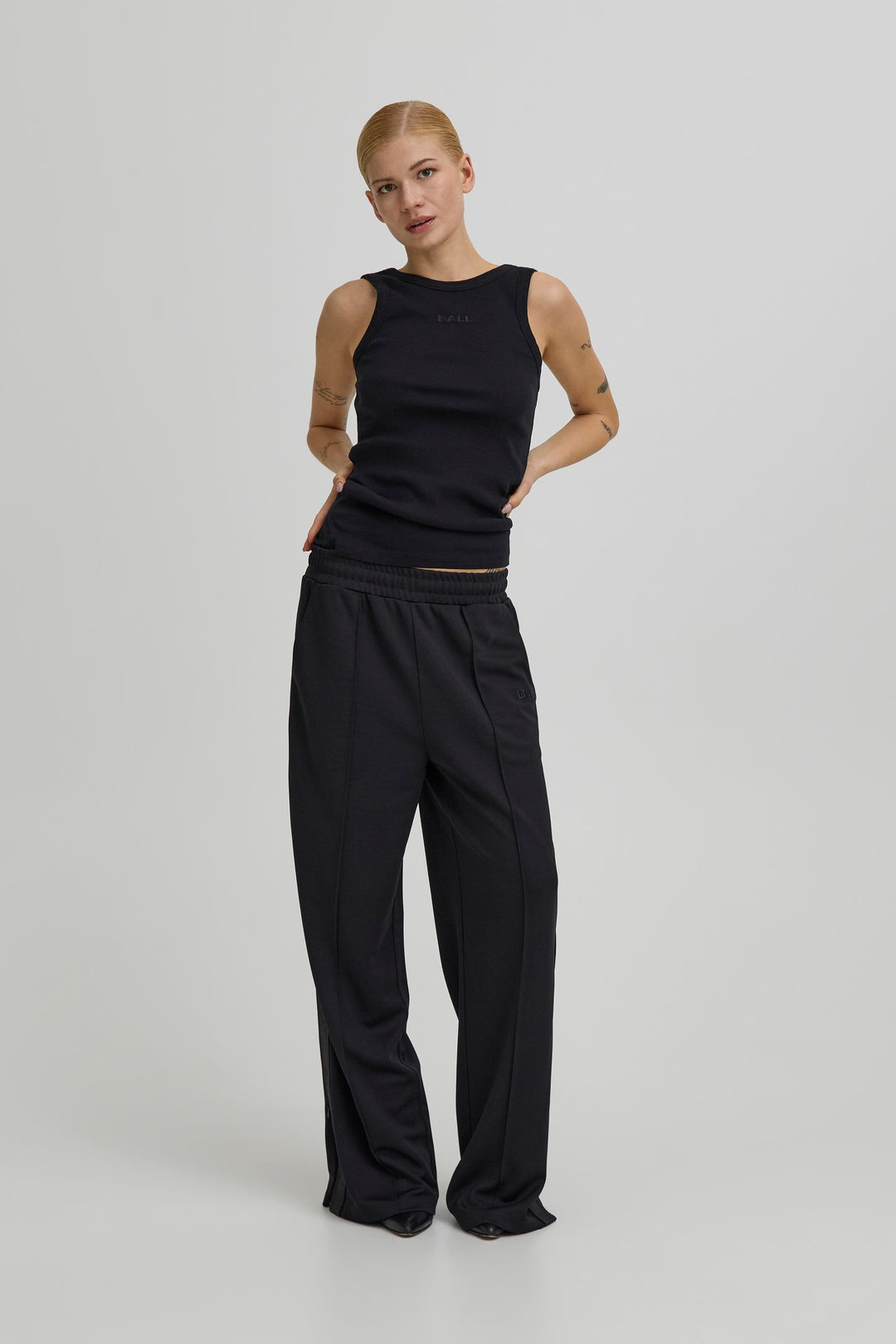 Ball - Banicolina Blk Track Pants 50408143 - 193911 - Black Bukser 
