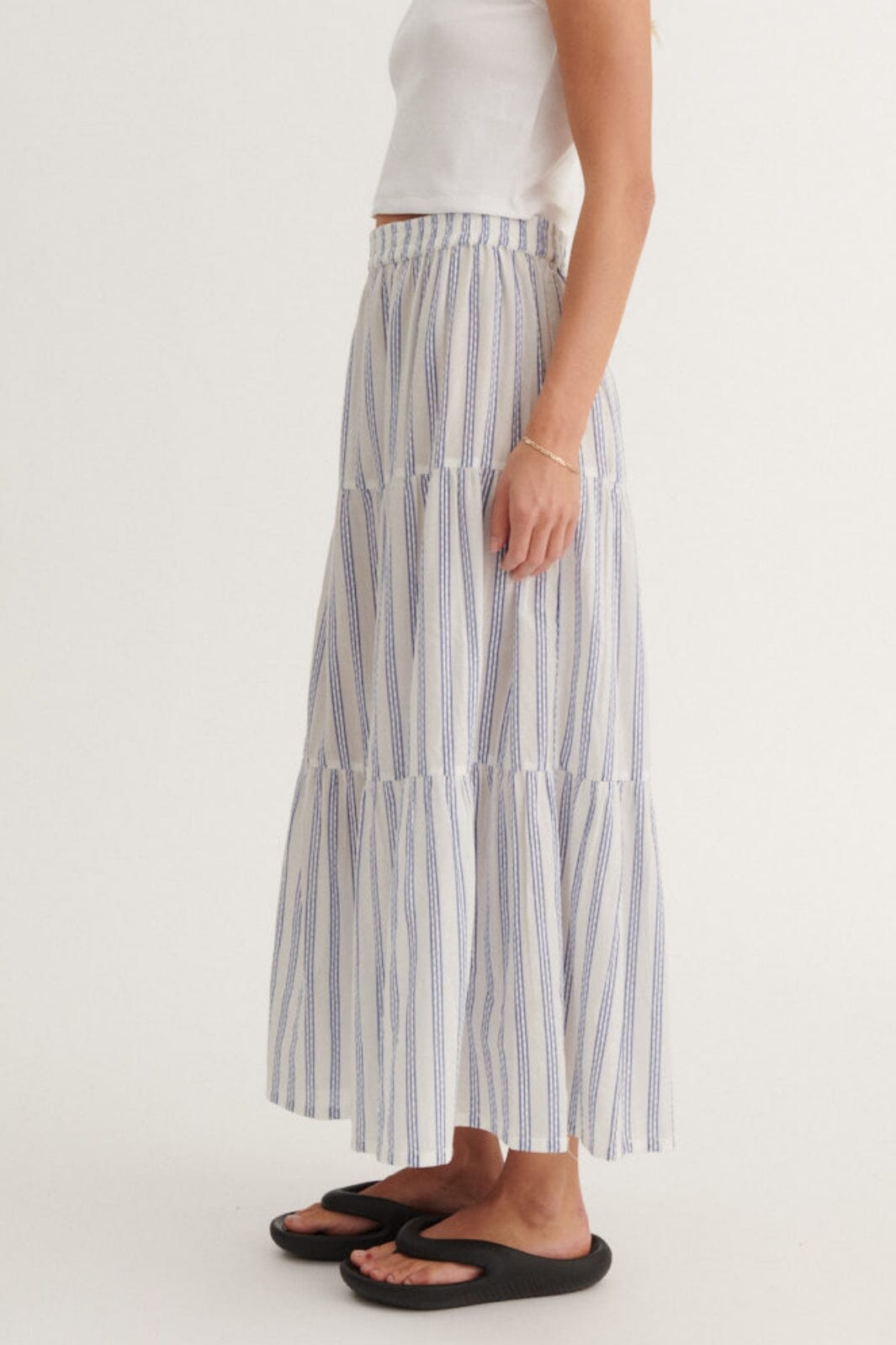 Basic Apparel - Ada Skirt BA426-03 - 781 - True Navy / Whisper White