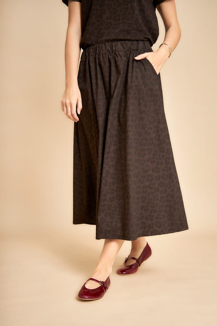 Black Colour - Bcabbie Skirt 40728 - Coffee Leo