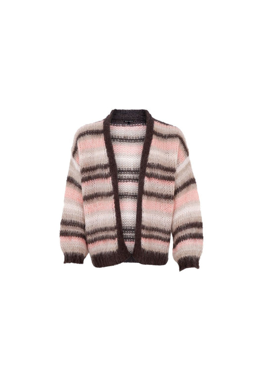 Black Colour - Bcalana Striped Cardigan 1269 - Soft Rose