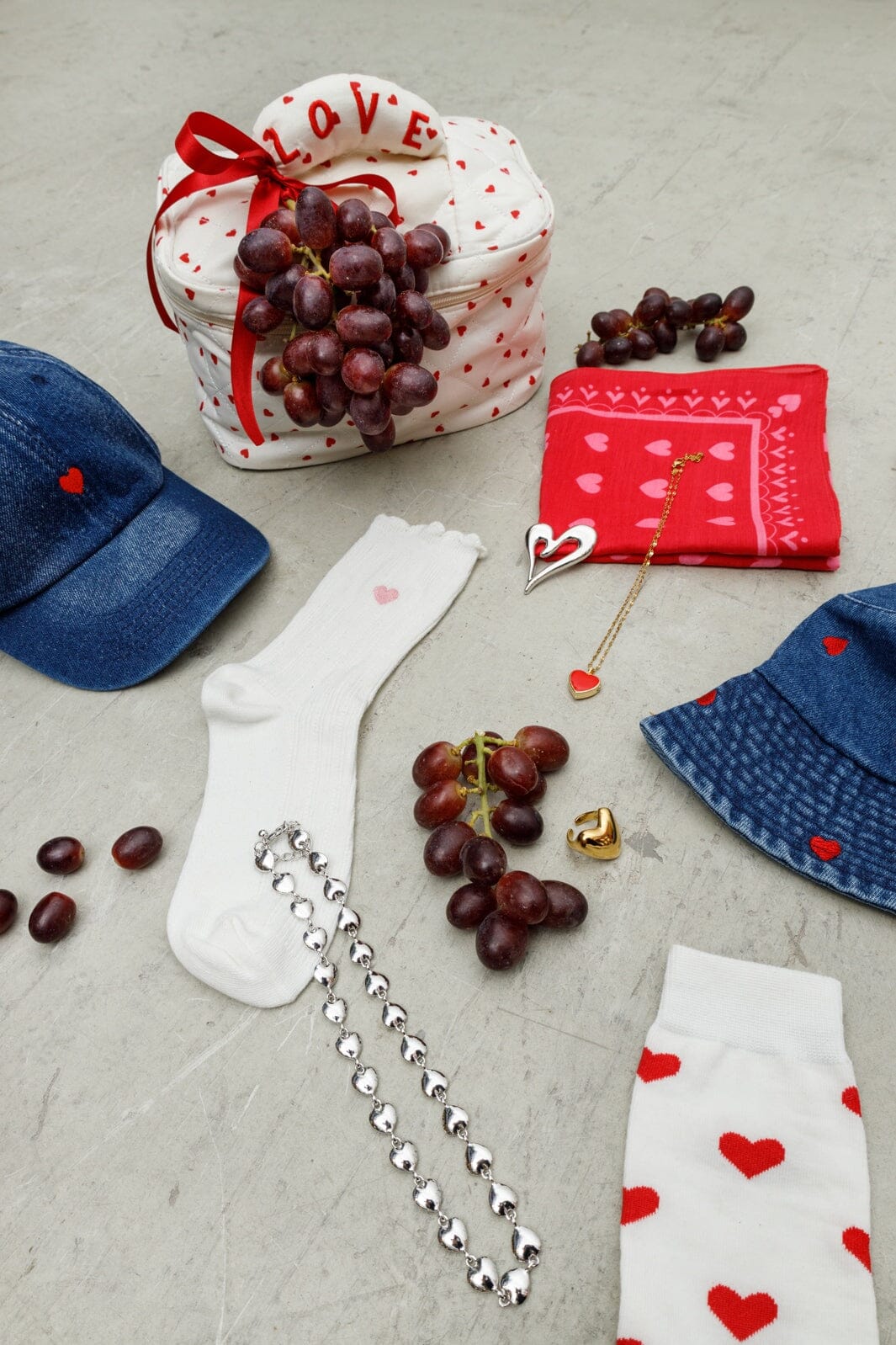 Black Colour - Bcalina Heart Necklace 4436 - Silver Coloured