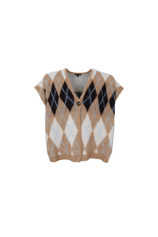 Black Colour - Bcalvina Knit Vest 41236 - Latte