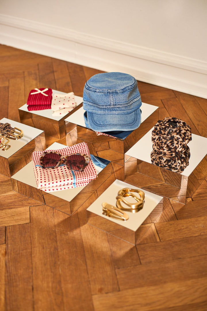 Black Colour - Bcamarin Mini Scarf 3668 - Creme