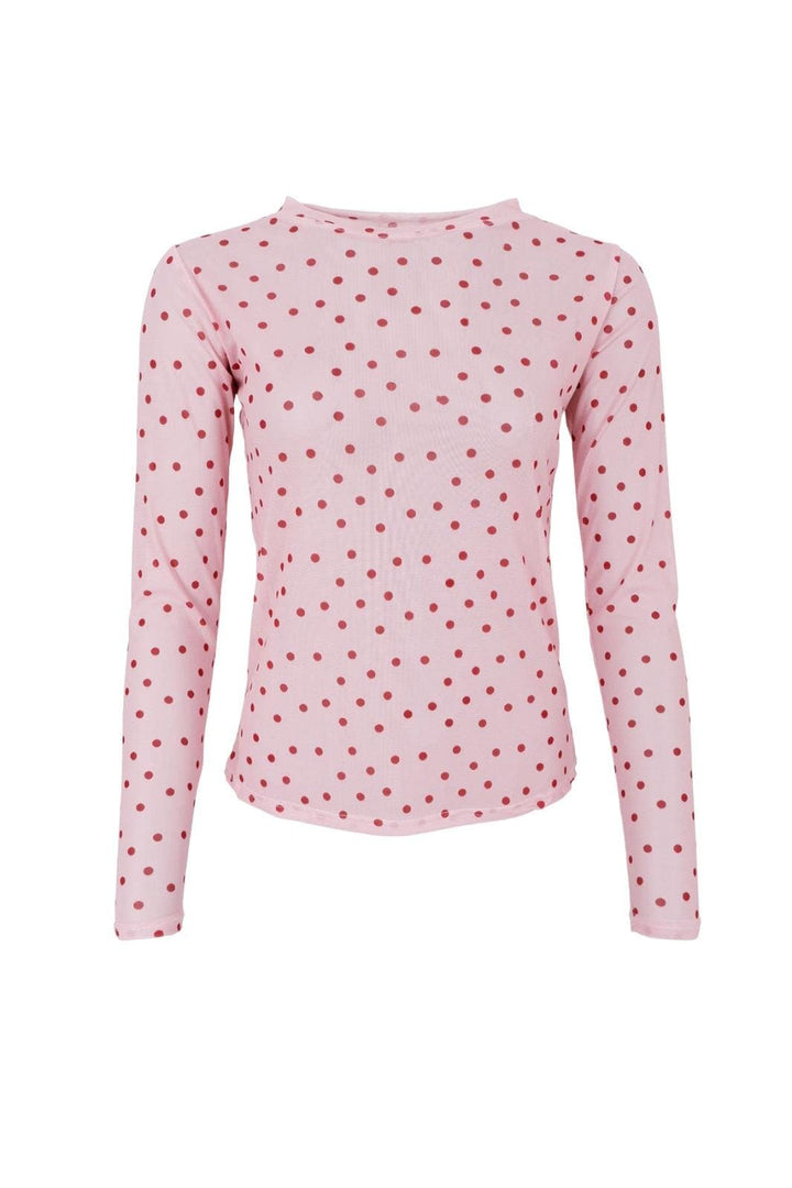 Black Colour - Bcannie Mesh Blouse 3846 - Shirts - Rose Dot Bluser 