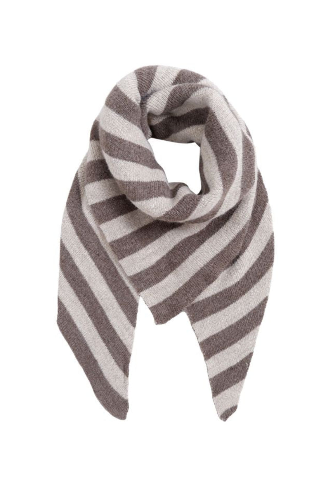 Black Colour - Bcbex Stripe Scarf 208440 - Nougat
