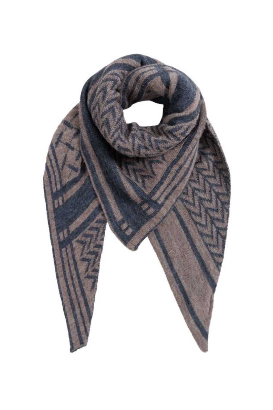 Black Colour - Bcbex Triangle Scarf 208279 - Deep Mocca