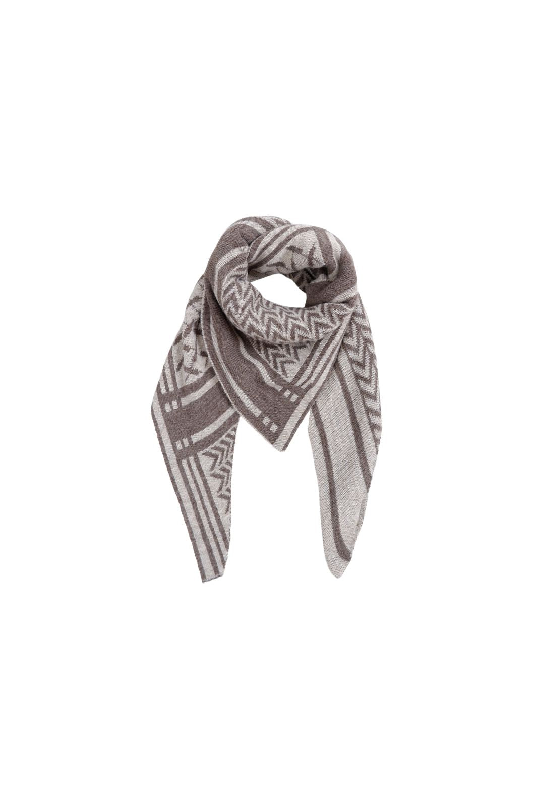 Black Colour - Bcbex Triangle Scarf 208279 - Nougat
