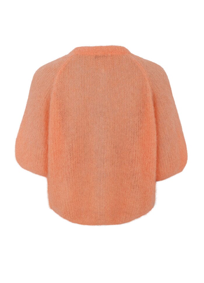 Black Colour - Bcbjoerk Patent Knit Cardigan 1251 - Peach Cardigans 