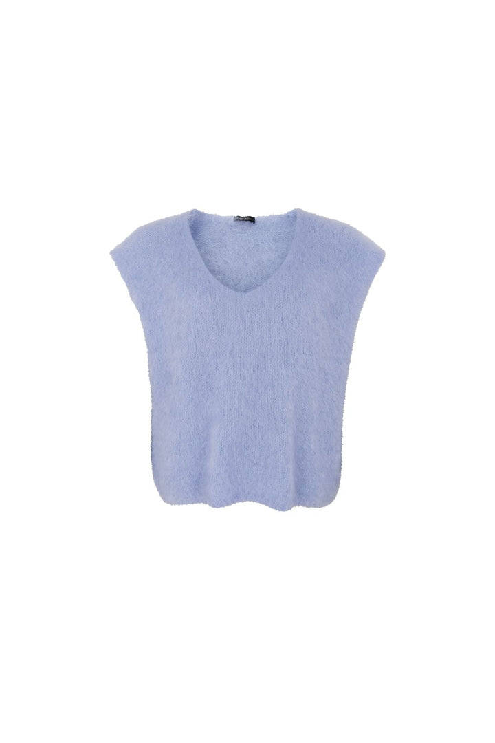 Black Colour - Bcbjoerk Pullover Vest 1252 - Lt. Blue