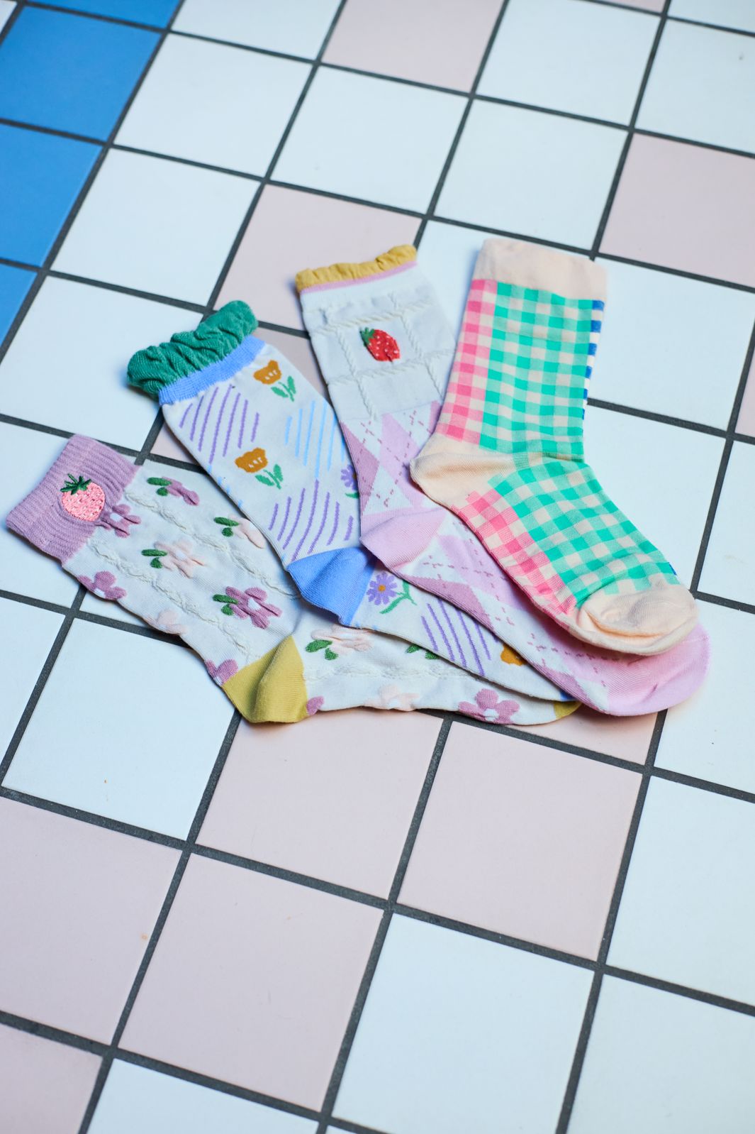 Black Colour - Bcblaine Sock 8525 - Jade Lavender