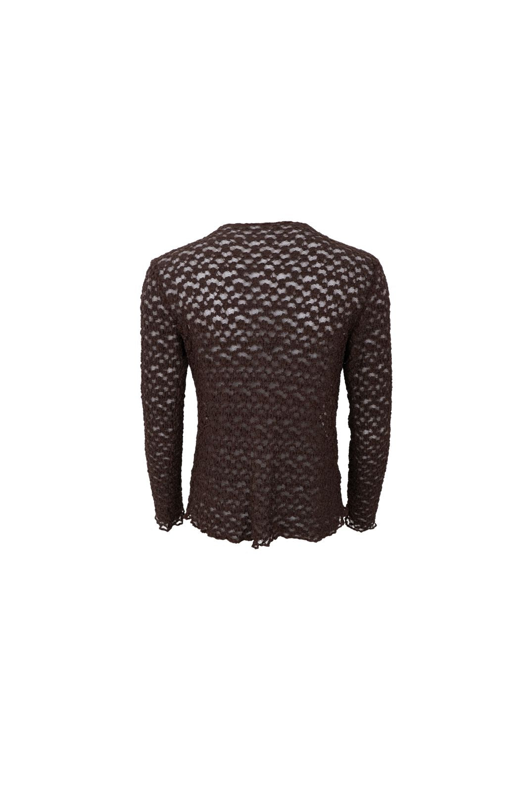 Black Colour - Bcblair Ls Lace Blouse 41049 - Shirts - Coffee