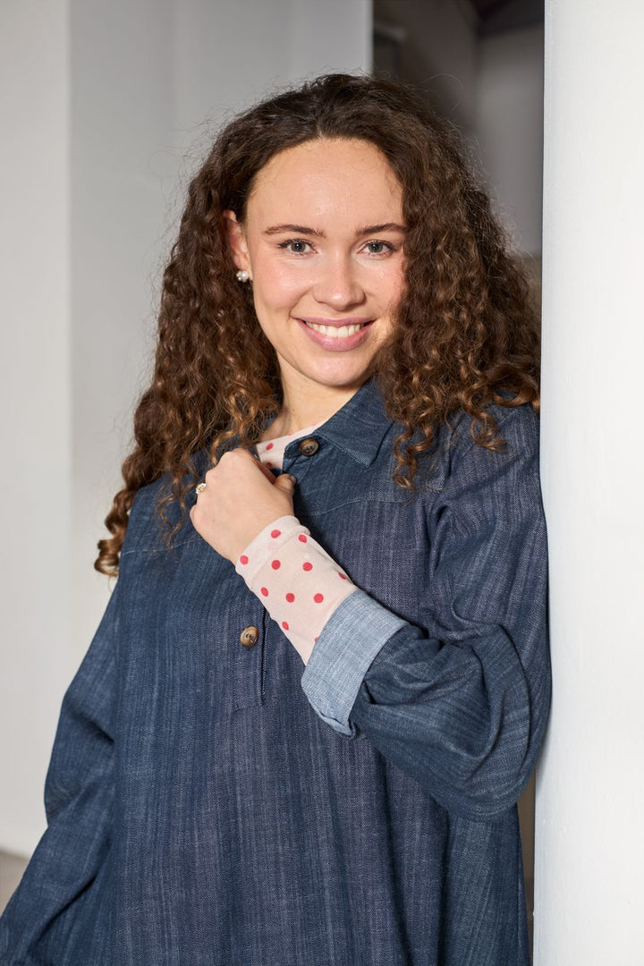 Black Colour - Bcbox A-Dress 40923 - Navy Denim