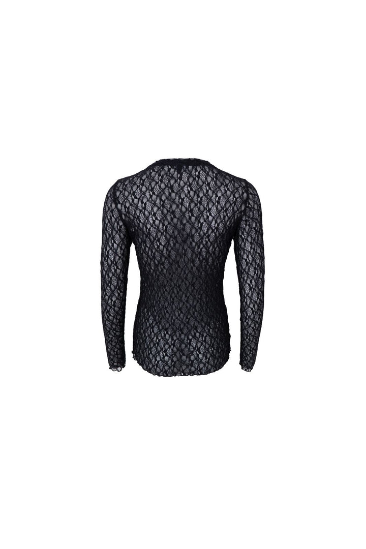 Black Colour - Bccecily Lace Blouse 41288 - Shirts - Coffee