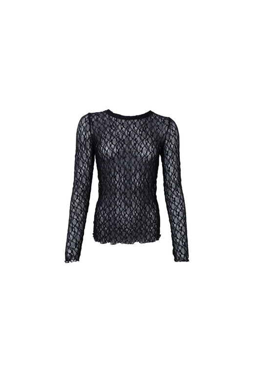 Black Colour - Bccecily Lace Blouse 41288 - Shirts - Navy