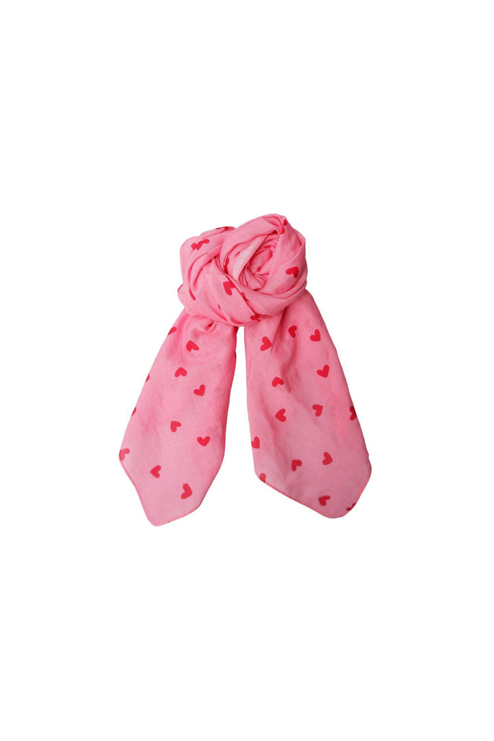 Black Colour - Bcclaudine Mini Scarf 3657 - Pink Red
