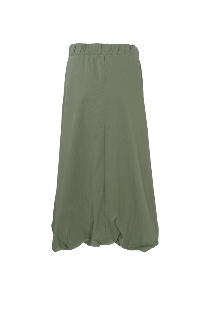 Black Colour - Bcdavina Balloon Skirt 41290 - Army