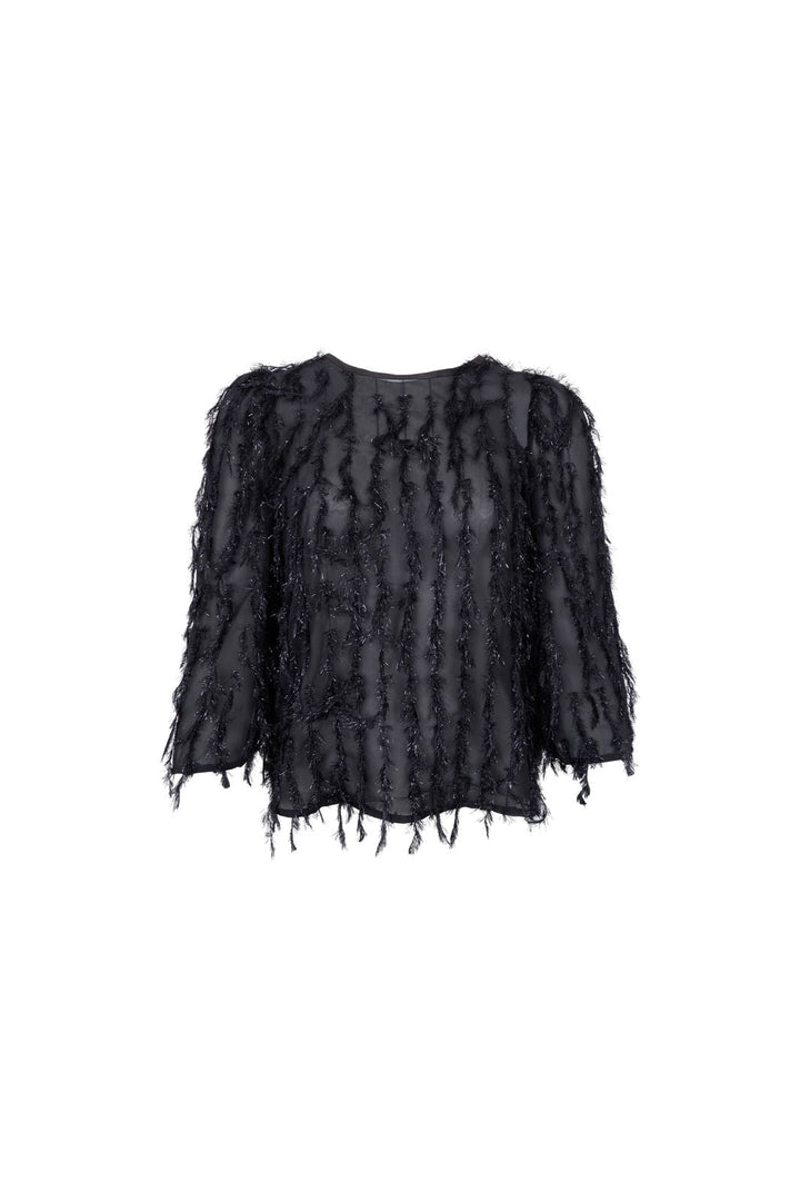 Black Colour - Bcdebra Blouse 41341 - Black