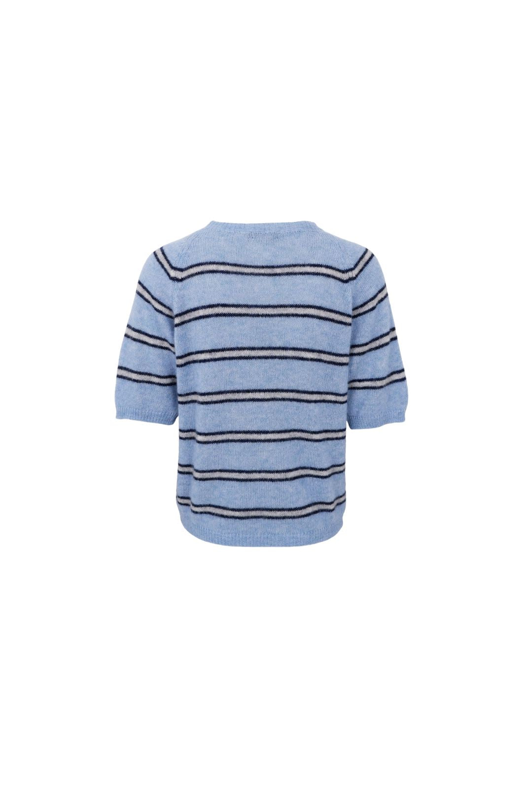 Black Colour - Bcdell Ss Jumper 1246 - Blue Marine