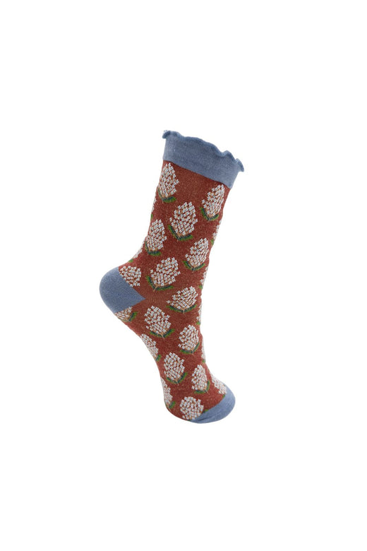 Black Colour - Bcella Sock 8569 - Wine