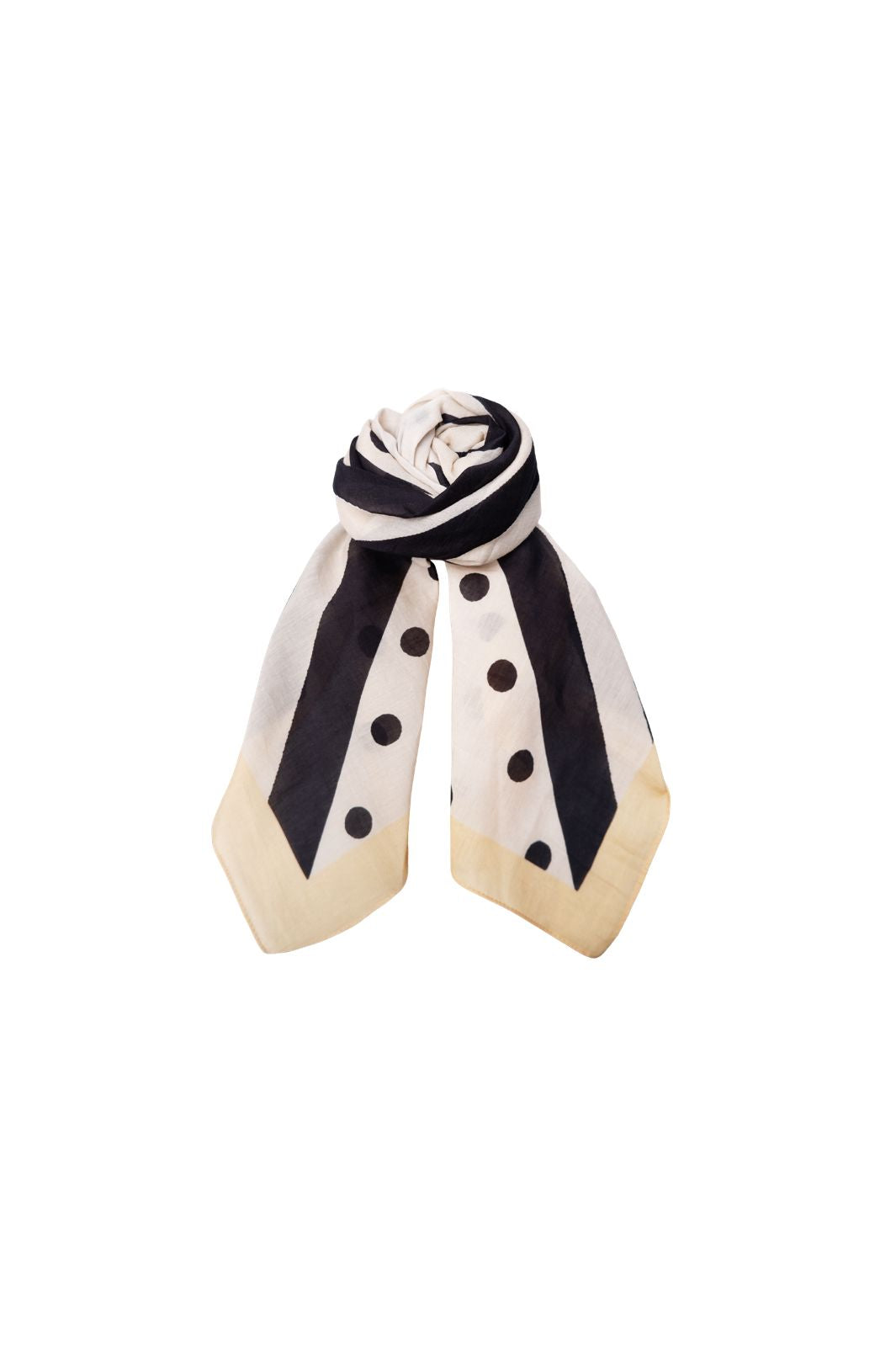 Black Colour - Bcestelle Mini Scarf 3658 - Creme