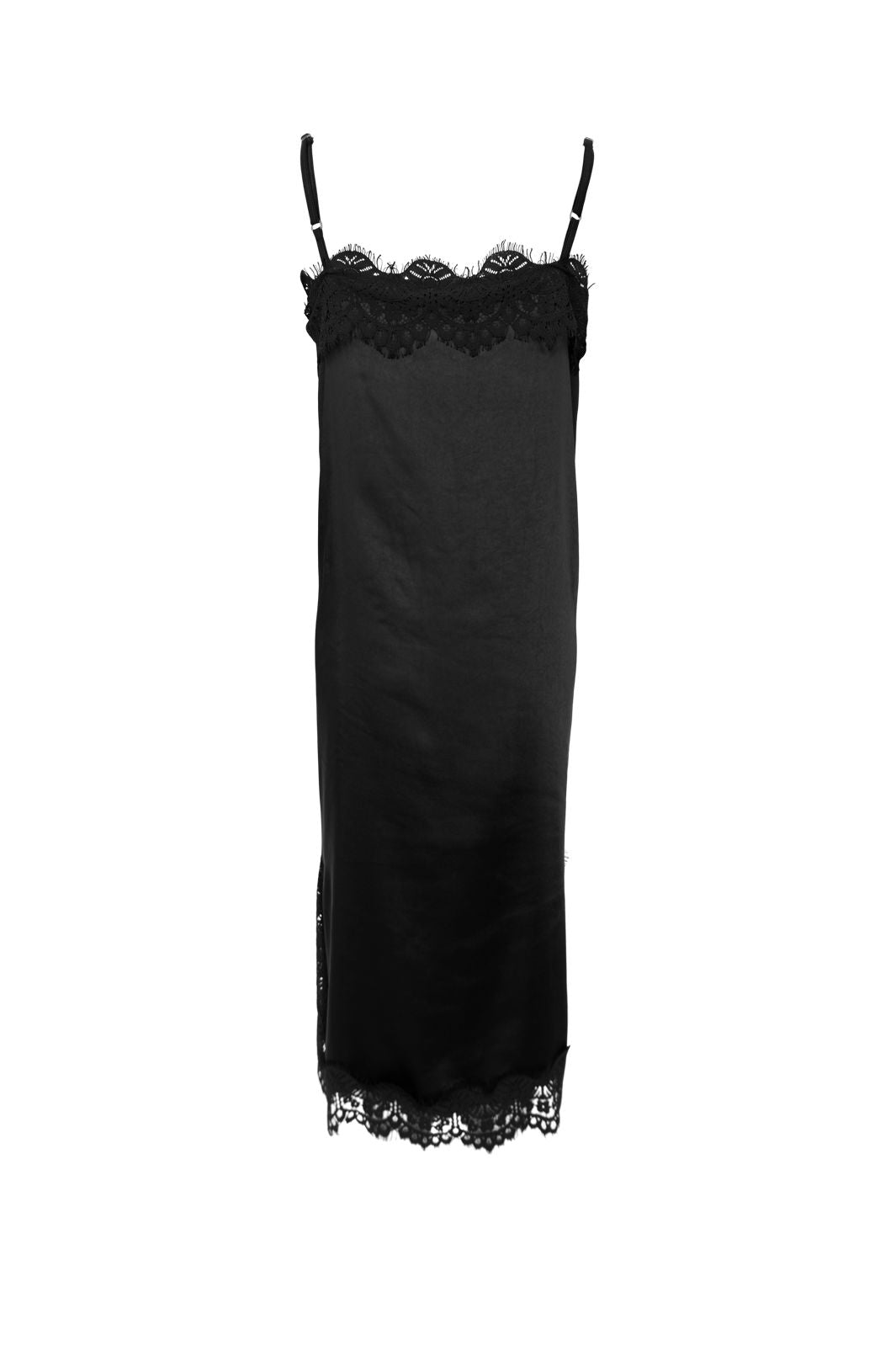Black Colour - Bcevie Lace Strap Dress 41047 - Black
