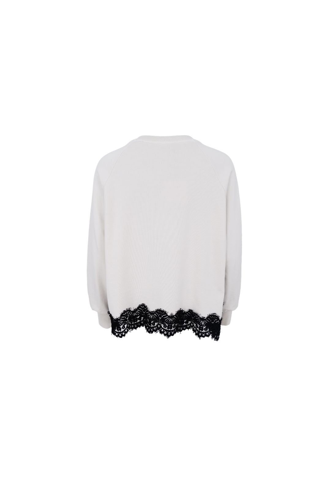 Black Colour - Bcevy Lace Sweatshirt 41089 - Off White