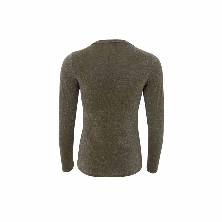 Black Colour - Bcfaye Lurex Blouse 3739 - Shirts - Hunter Green Bluser 