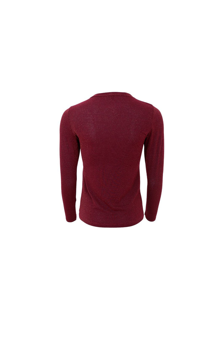 Black Colour - Bcfaye Lurex Blouse 3739 - Shirts - Plum