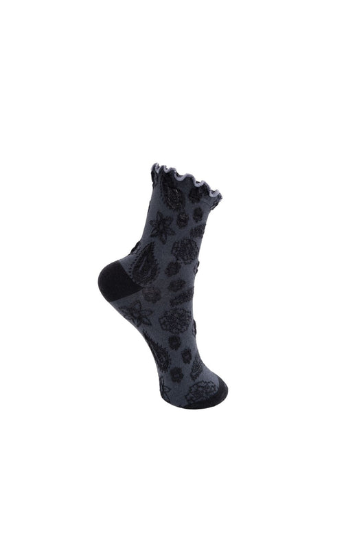 Black Colour - Bcflow Sock 8563 - Black