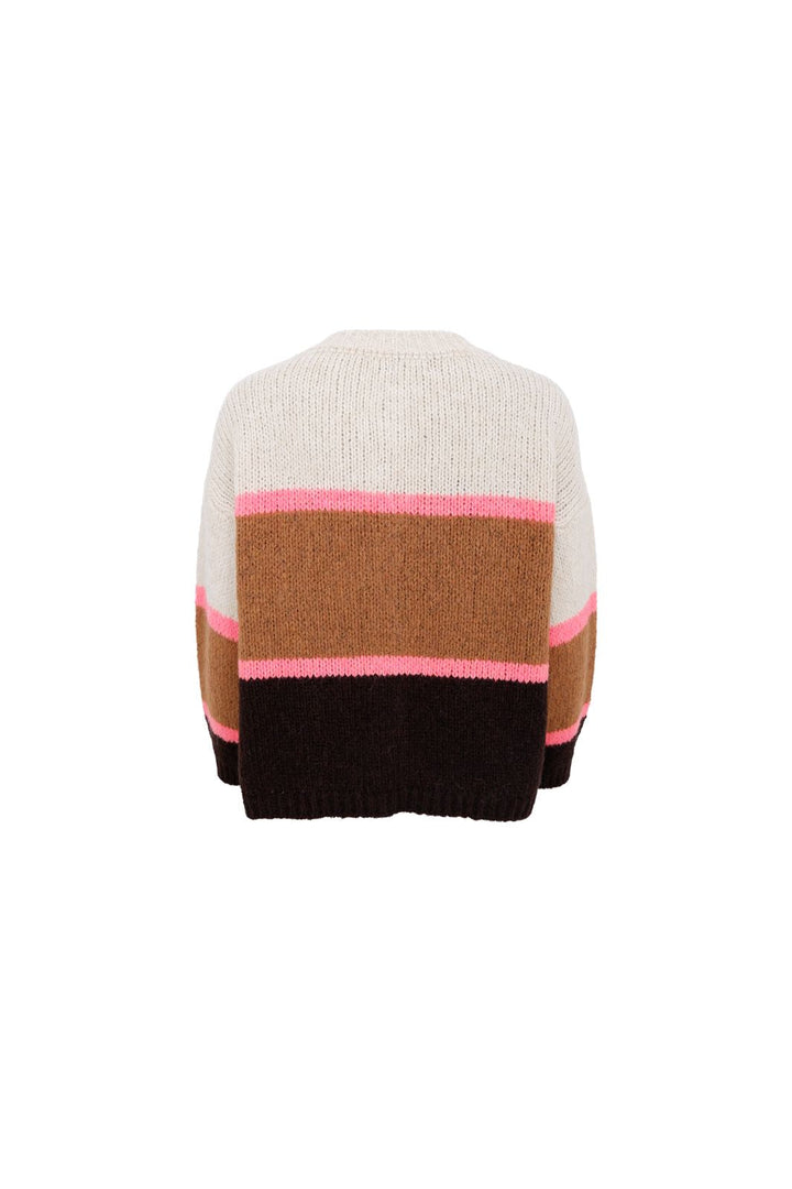 Black Colour - Bchildur Knit Cardigan 1233 - Camel