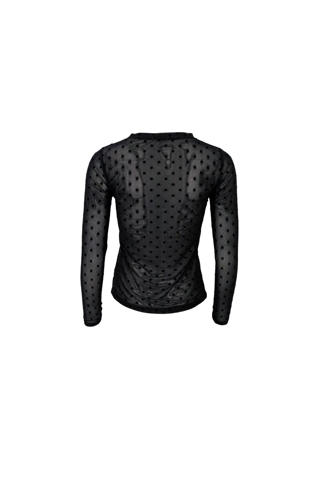 Black Colour - Bcjennie Dotted Mesh Blouse 40611 - Shirts - Army