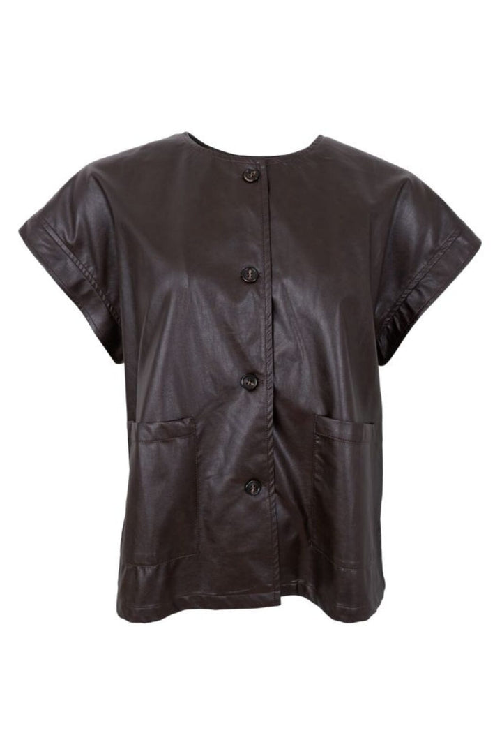 Black Colour - Bcjuliet Vegan Vest 40938 - Coffee Veste 