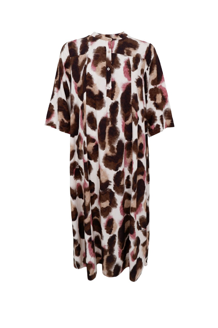 Black Colour - Bckenna Shirt Dress 40927 - Brown Rose