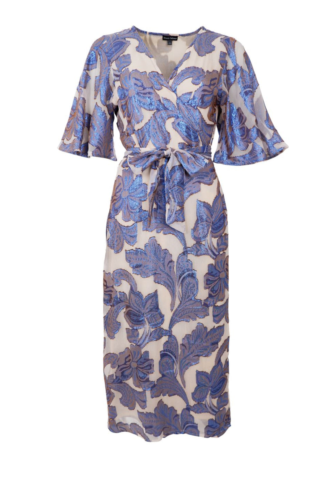 Black Colour - Bckenzie Wrap Dress 41129 - Blue