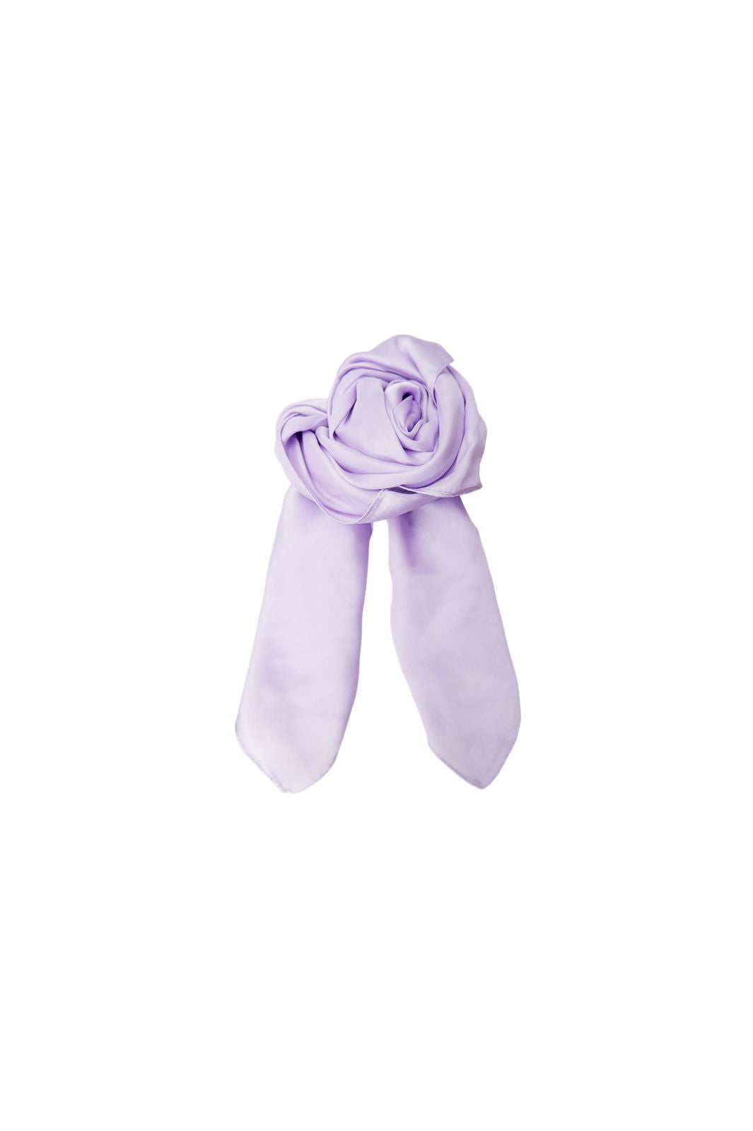 Black Colour - Bckit Mini Scarf - Lt. Purple