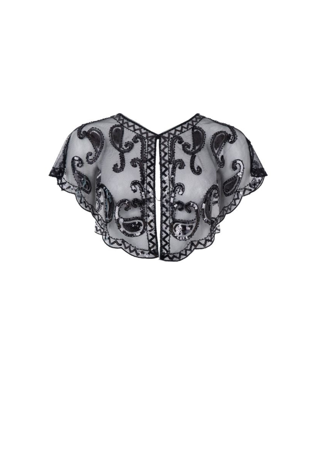 Black Colour - Bclorenza Sequins Cape 208454 - Black