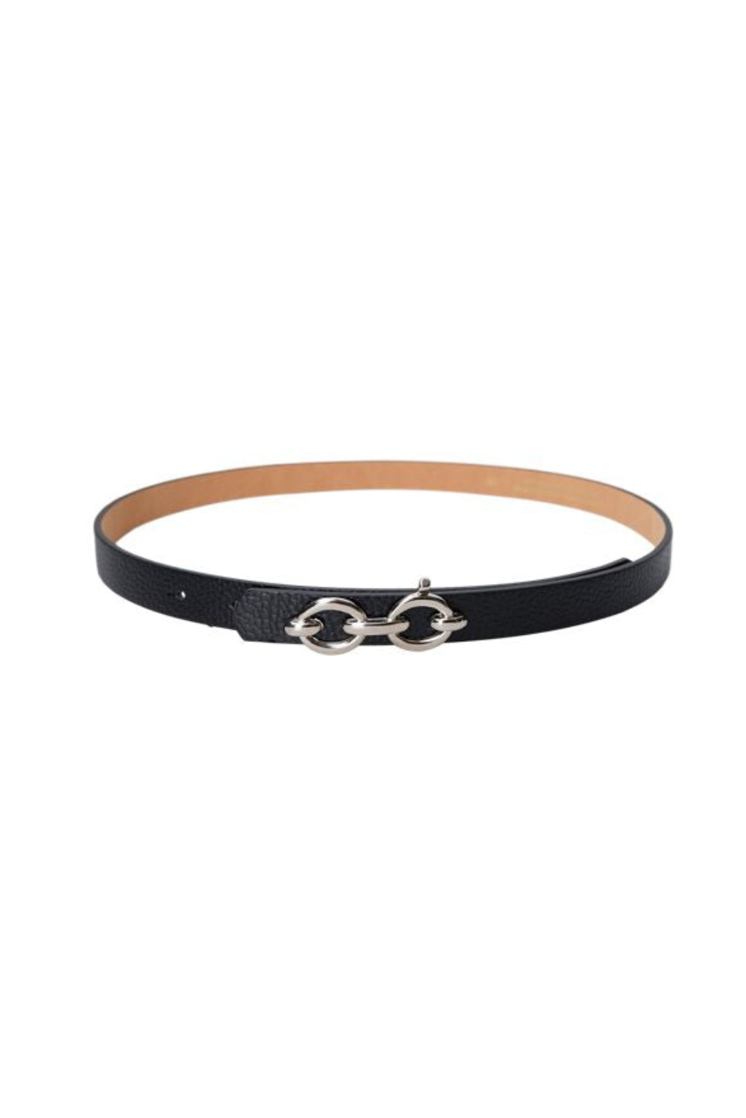 Black Colour - Bclotus Belt 10299 - Black Silver Coloured